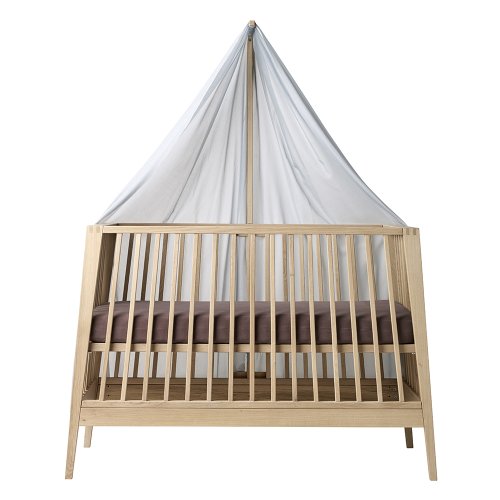 Voile de lit bébé Linea Luna - Bleu pâle